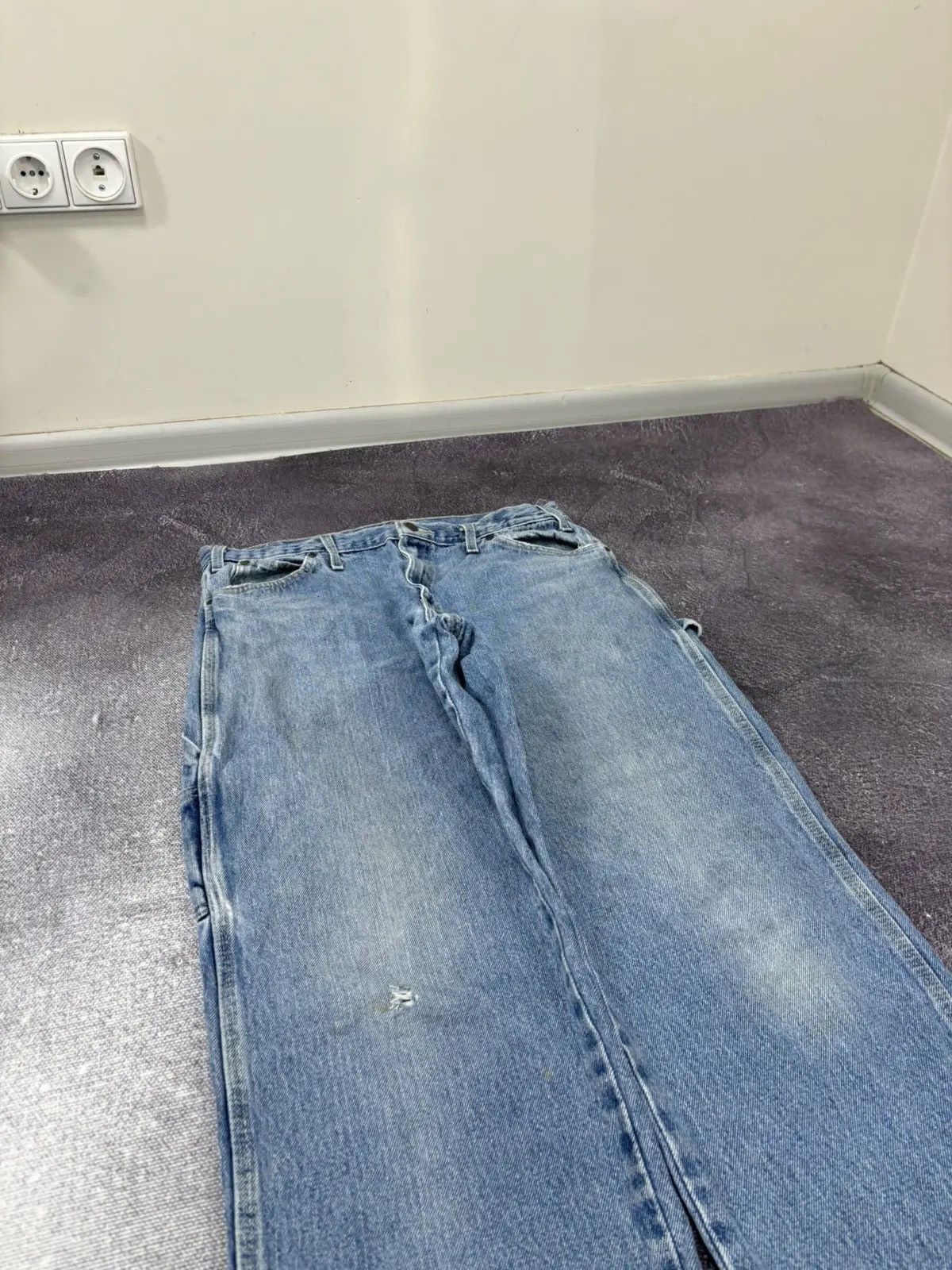 Dickies × Vintage Vintage Dickies Y2K Relaxed Fit Hype Light Blue Denim Jeans Size US 34 / EU 50 - 8 Thumbnail