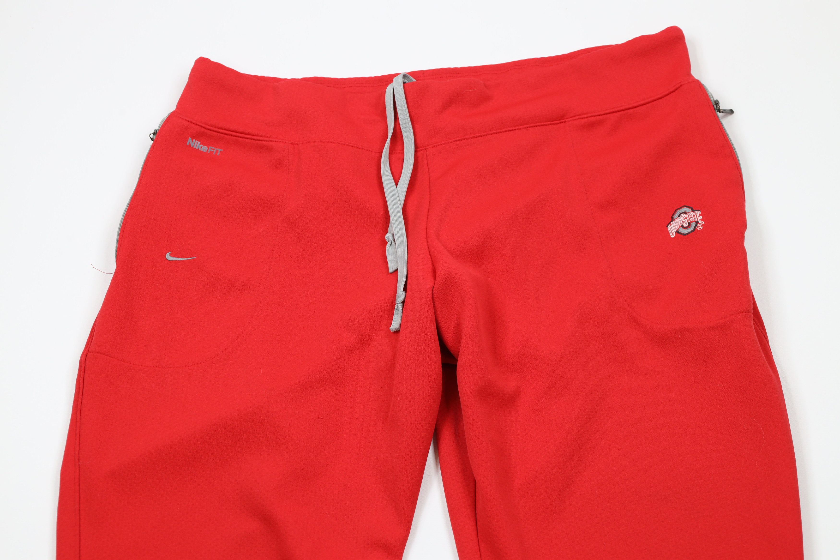 Nike × Vintage Vintage Nike Swoosh Ohio State University Wide Leg Pants Size 36" / US 14 / IT 50 - 2 Thumbnail