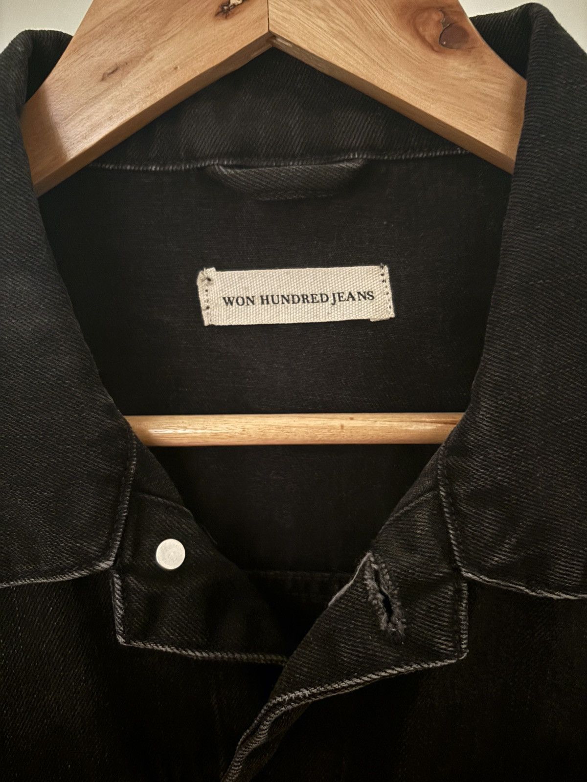 Won Hundred Black Won Hundred Jean Jacket Size US M / EU 48-50 / 2 - 2 Thumbnail