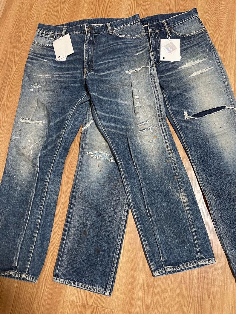 VVISVIM Journeyman Pants with Distressed Details