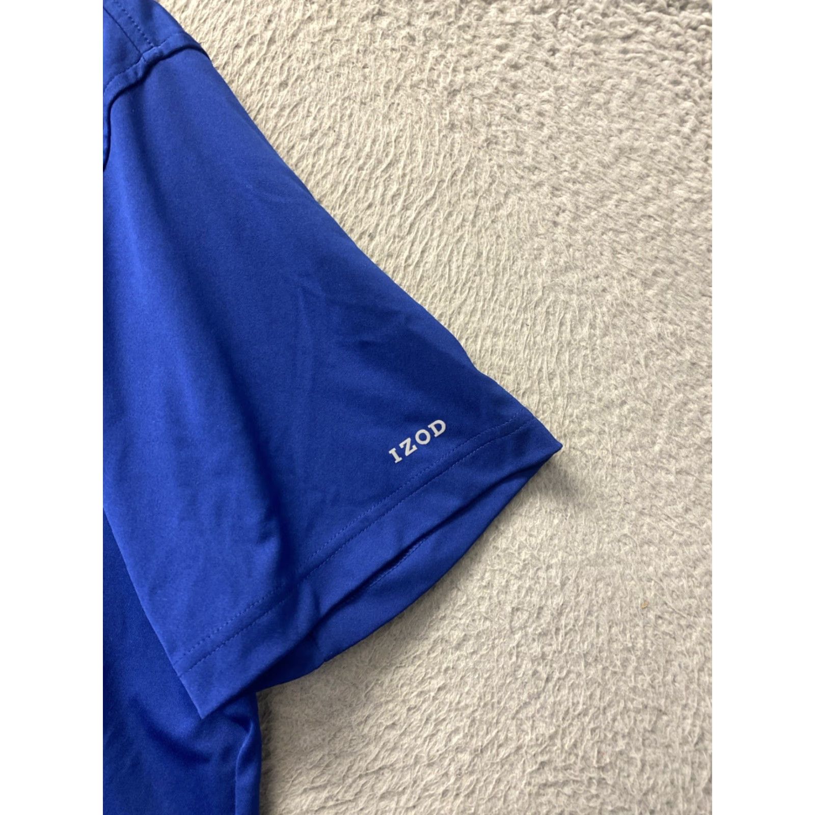 Izod IZOD Golf Polo Shirt XL Blue Collar 2-Button Patch Logo Short Sleeve Collared Regular Fit Men /124-40 Size US XL / EU 56 / 4 - 2 Thumbnail