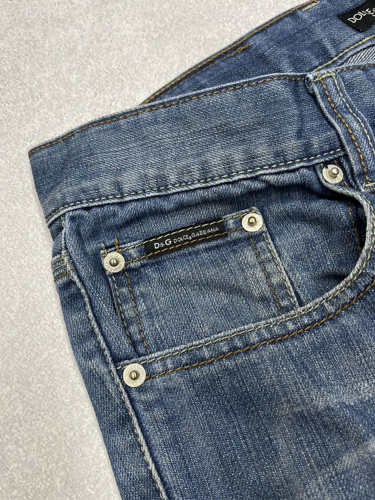 Dolce & Gabbana Vintage Dolce Gabbana Denim Jeans Blue Y2K Italy Size US 30 / EU 46 - 10 Thumbnail