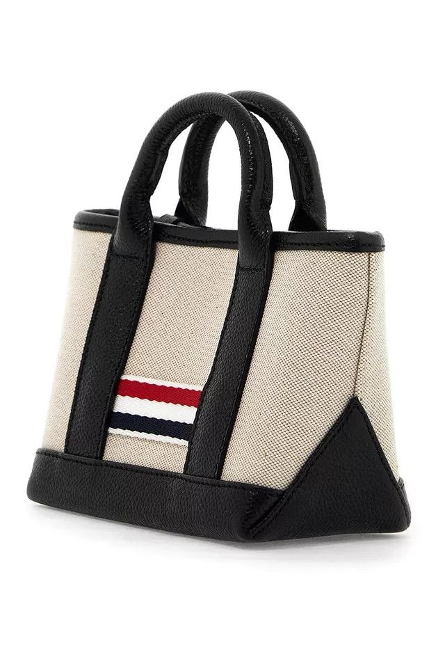 Thom Browne o1s22i1n0924 Size: OS / Mini Tool Tote Bag in Beige Size ONE SIZE - 2 Thumbnail
