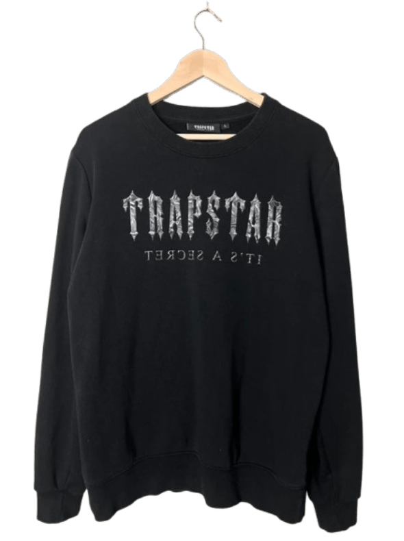 Trapstar London Black crewneck hoodie Trapstar It’s a secret streetwear Size US L / EU 52-54 / 3 - 1 Thumbnail