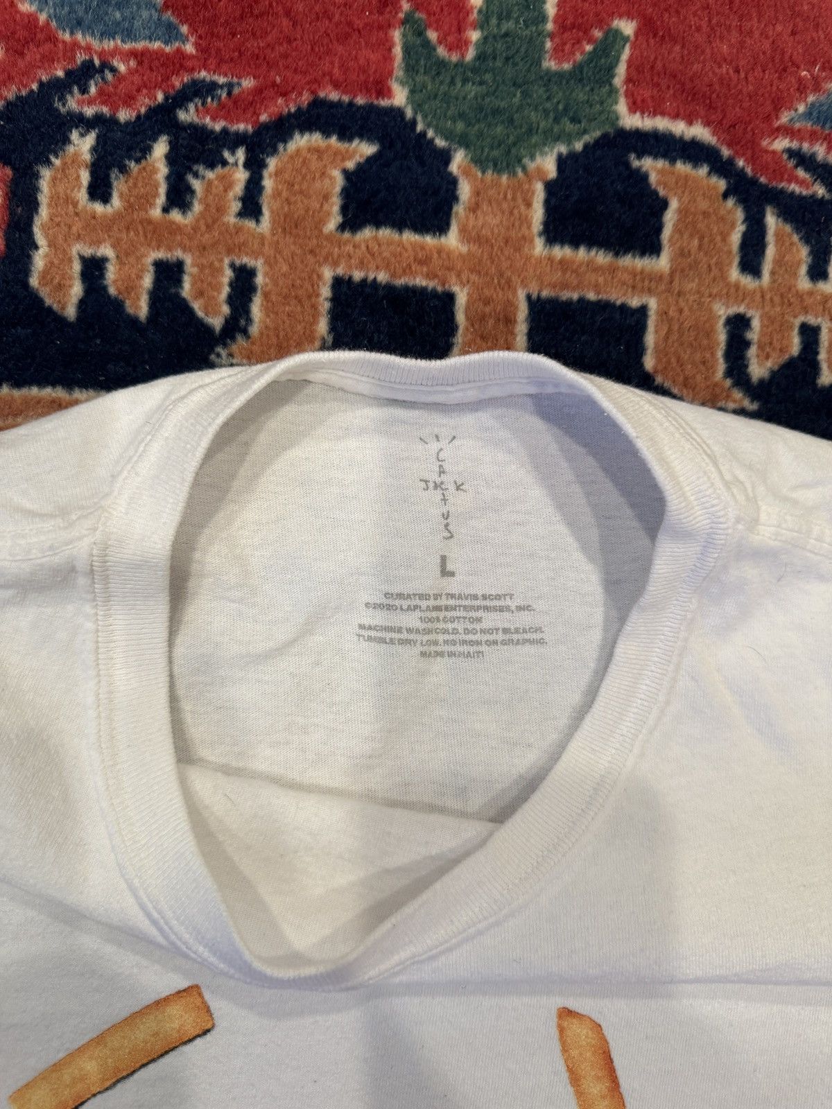 Travis Scott × Vintage Travis Scott McDonalds T-shirt Size US L / EU 52-54 / 3 - 4 Thumbnail