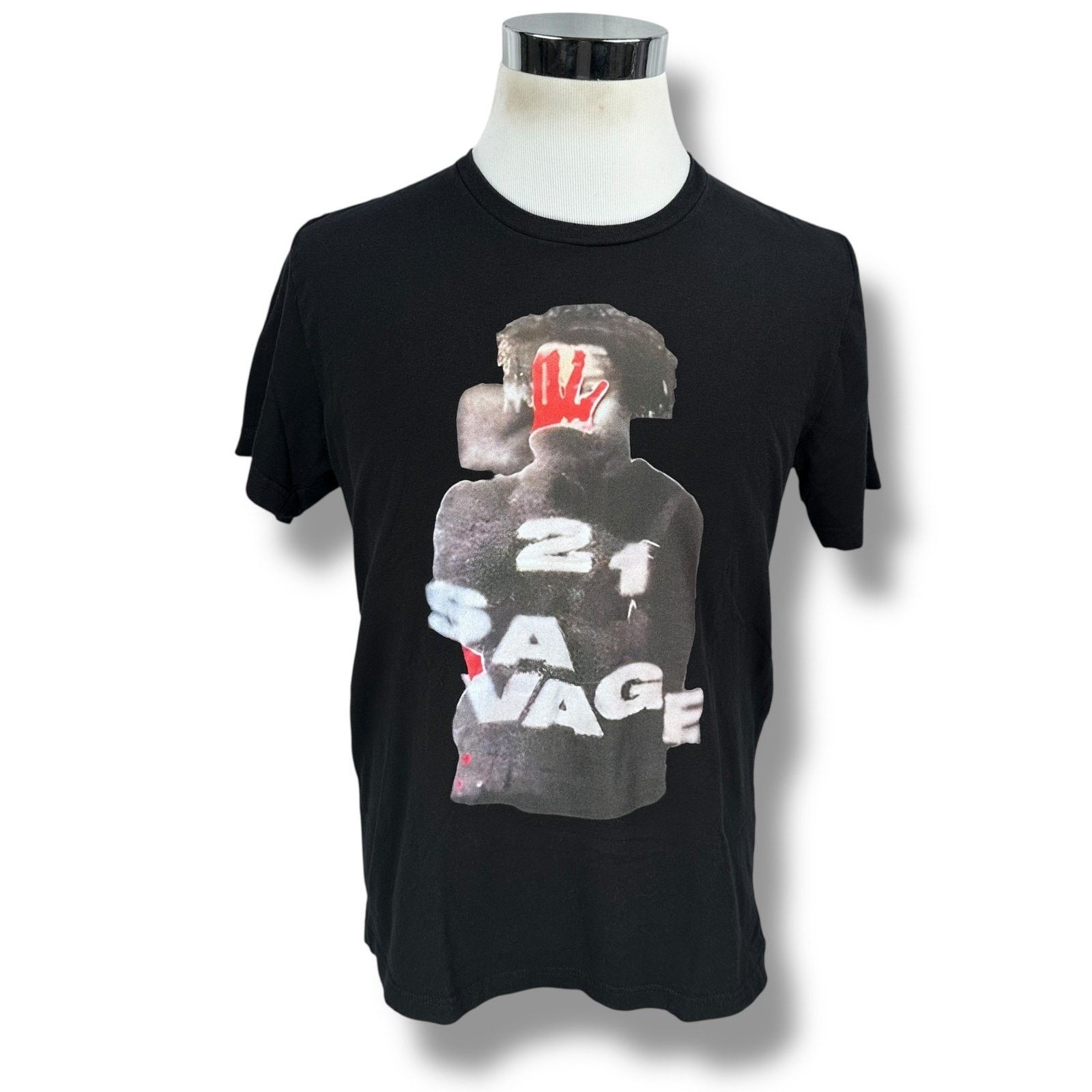 21 Savage 21 Savage 2023 It Was All a Blur Tour T-Shirt Men's L Black Size US L / EU 52-54 / 3 - 1 Thumbnail