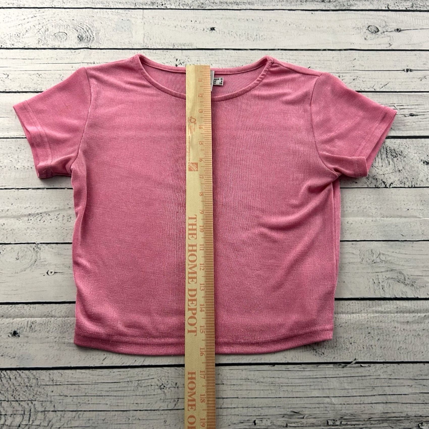 PRINCESS POLLY Princess Polly Short Sleeve Crop Top Women's 6 Pink Cropped Blouse Shirt Womens 6 Pink Size M / US 6-8 / IT 42-44 - 3 Thumbnail