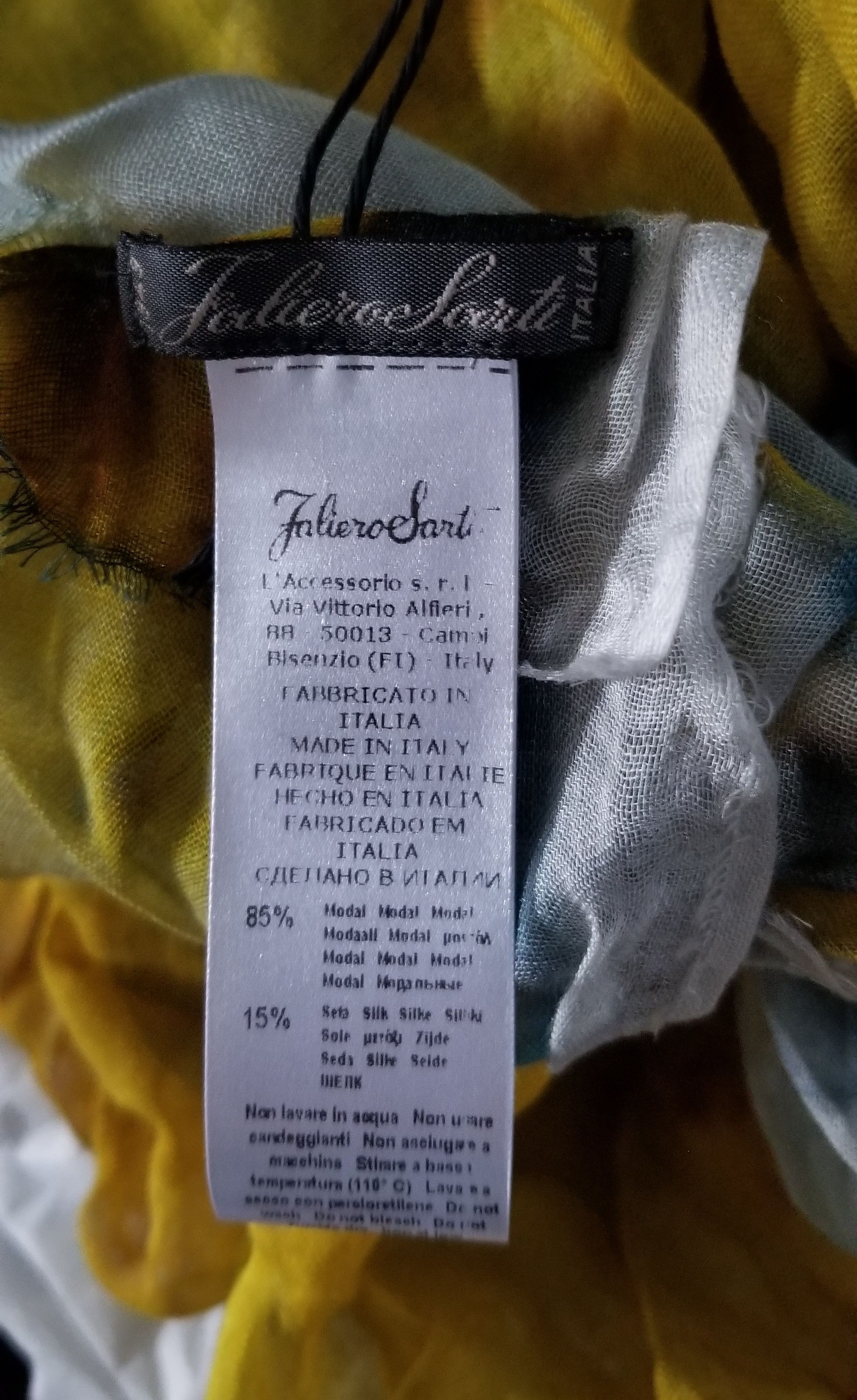 Faliero Sarti Faliero Sartix Jean Michel Basquiat Bollicine Silk Scarf Size ONE SIZE - 8 Thumbnail