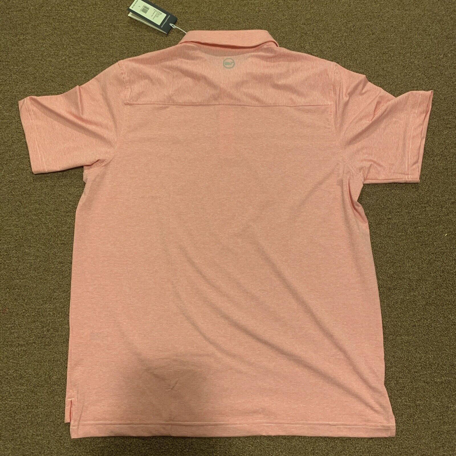 Vineyard Vines Vineyard Vines Polo Shirt Mens Large Performance Red Striped Size US L / EU 52-54 / 3 - 4 Thumbnail