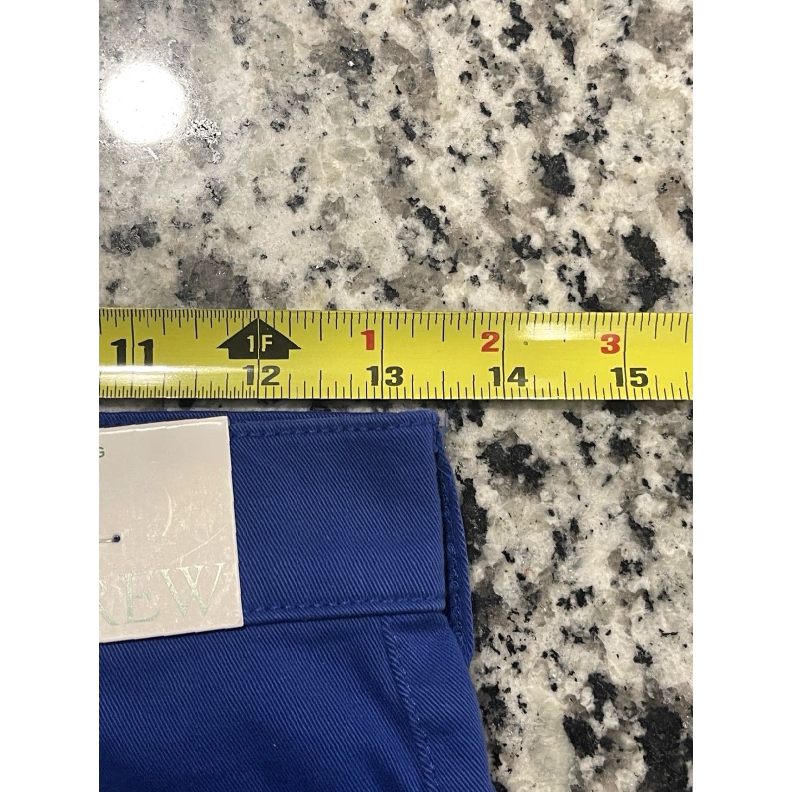 J.Crew VINTAGE J.Crew Women's Pants Slim Wide Leg Cropped Size 24 Blue Cotton Spandex Pockets Bohemian Hippie Preppy Size 42" / US 20 - 4 Thumbnail