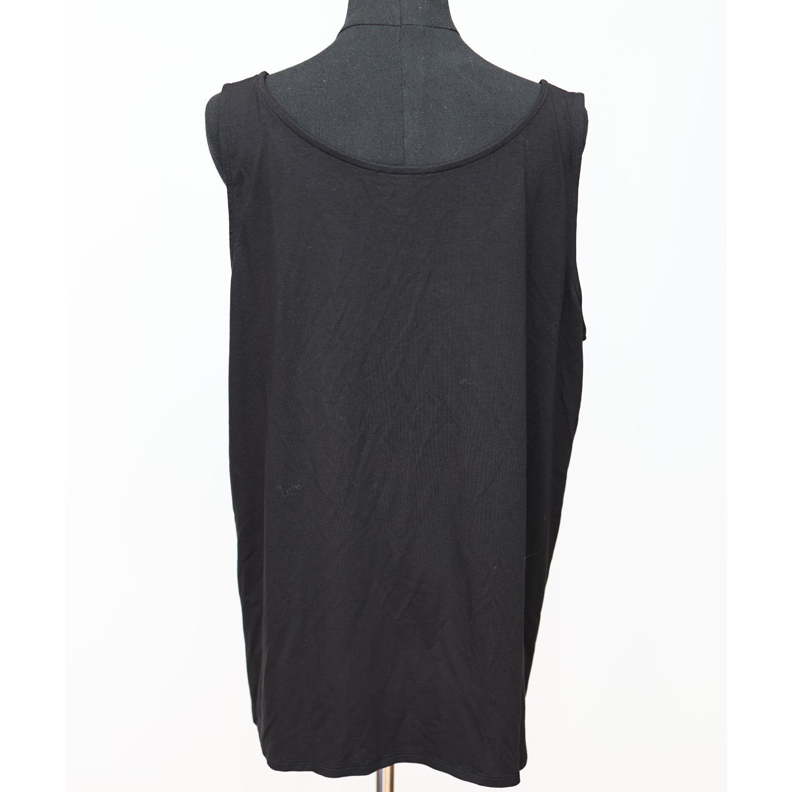 Eileen Fisher EILEEN FISHER Black Basic Tencel Lyocell Tank Top Size XL Size XL / US 12-14 / IT 48-50 - 4 Thumbnail