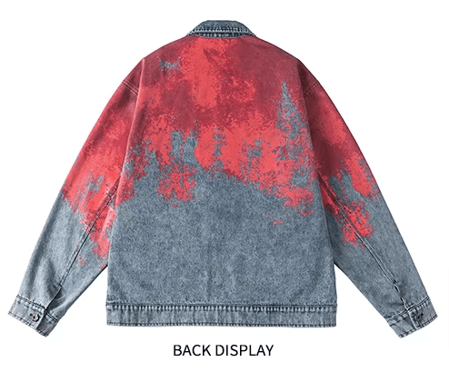 Japanese Brand × Vintage "Blood Suite-L" Denim Jean Jacket Size US L / EU 52-54 / 3 - 2 Thumbnail