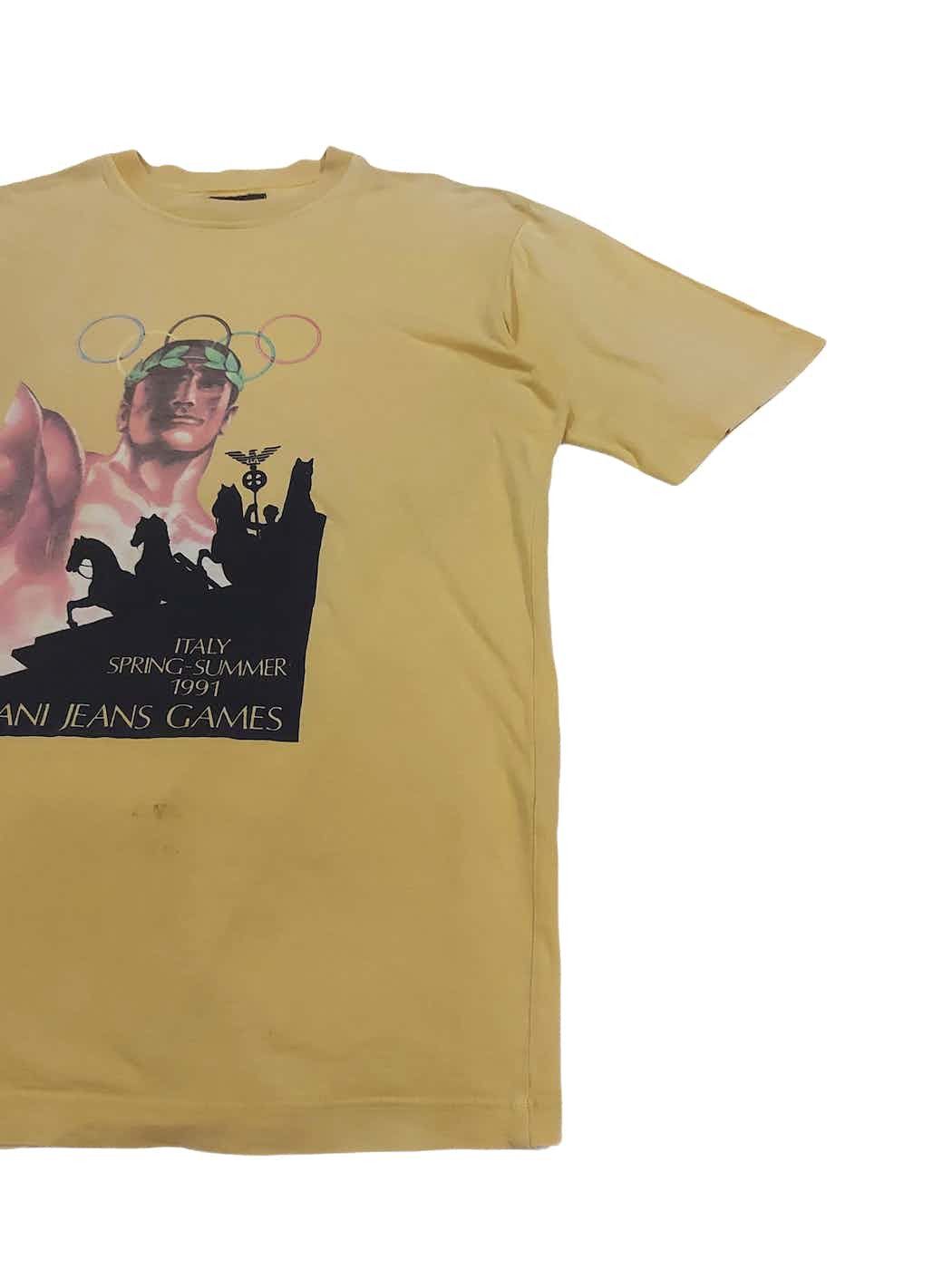 Armani Rare Vintage SS91 Armani Jeans Olympic Games Capsule Graphic Size US L / EU 52-54 / 3 - 2 Thumbnail