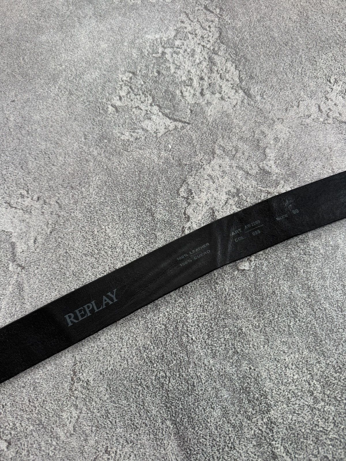 Replay Replay Avantgarde leather belt biker punk gothic L.G.B. Y2K Size ONE SIZE - 11 Thumbnail