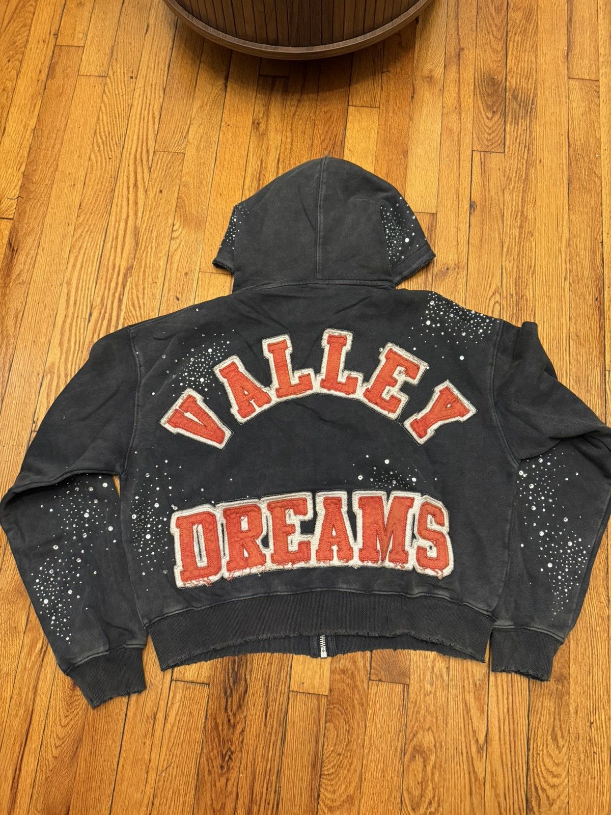 Vale Vale Pluto Clustered Zip Up Hoodie Black Wash Small Size US S / EU 44-46 / 1 - 6 Thumbnail