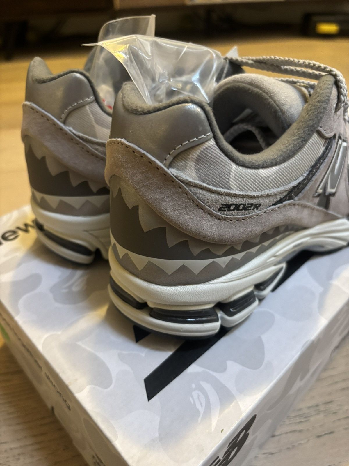 Bape × New Balance Bape x New Balance 2002R 'Grey' Size US 5.5 / EU 38 - 10 Thumbnail