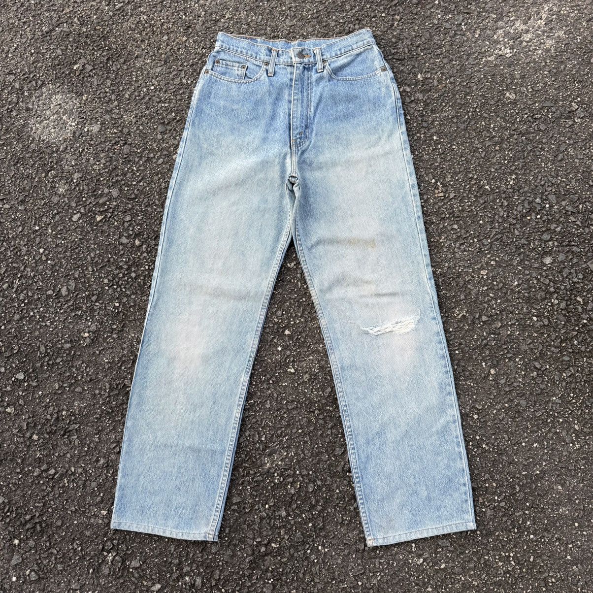 Levi's Vintage Clothing VINTAGE 93' LEVI'S W509 FADED RIPPEP DENIM JEAN PANTS Size US 29 - 2 Thumbnail