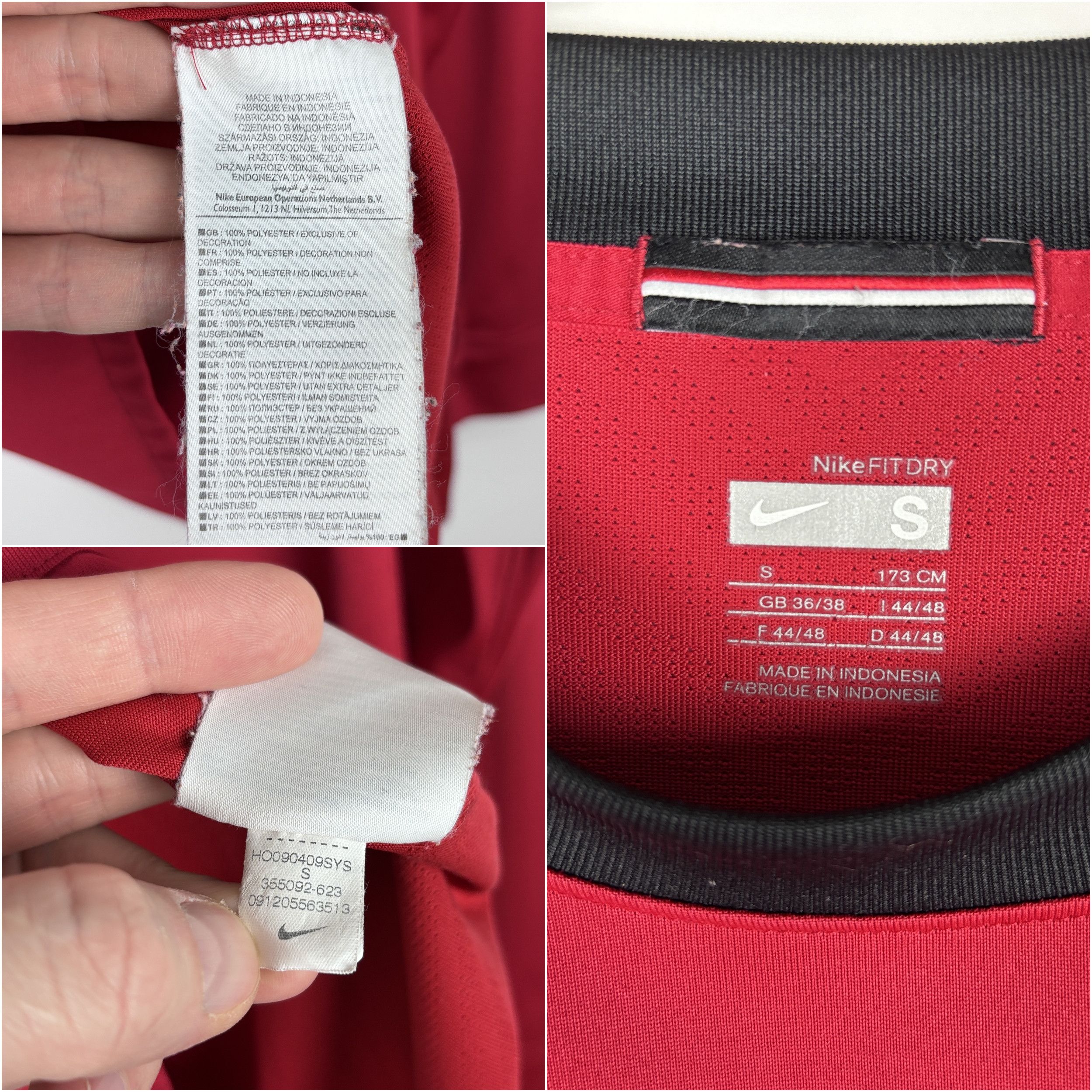 Nike Manchester United 2009-10 Football Longsleeve Nike Jersey Size US S / EU 44-46 / 1 - 9 Thumbnail