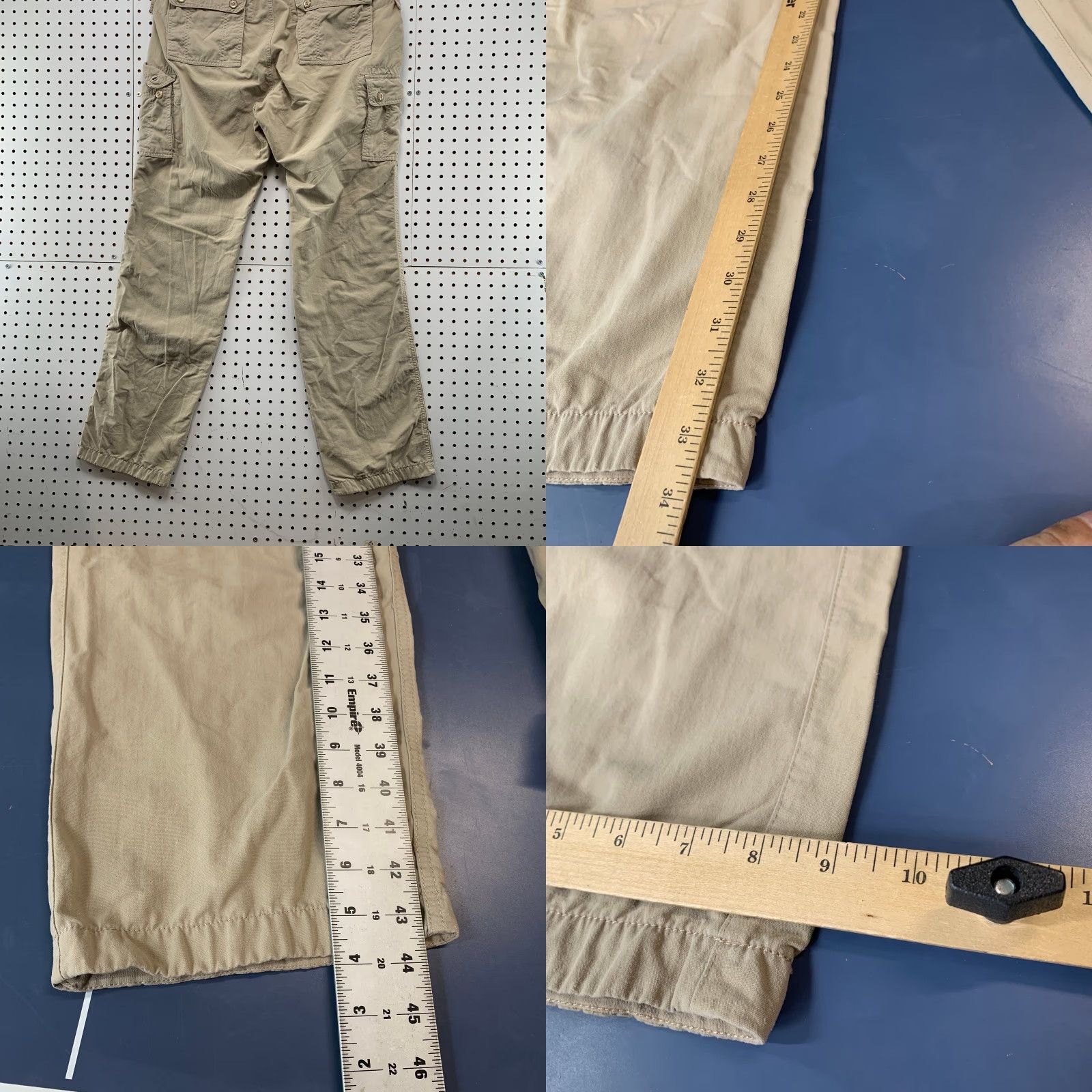 Vintage Clothing Arts Pants Mens Beige 38x34 P Cubed Pick Pocket Proof Business Travel Pants Size US 38 / EU 54 - 8 Thumbnail