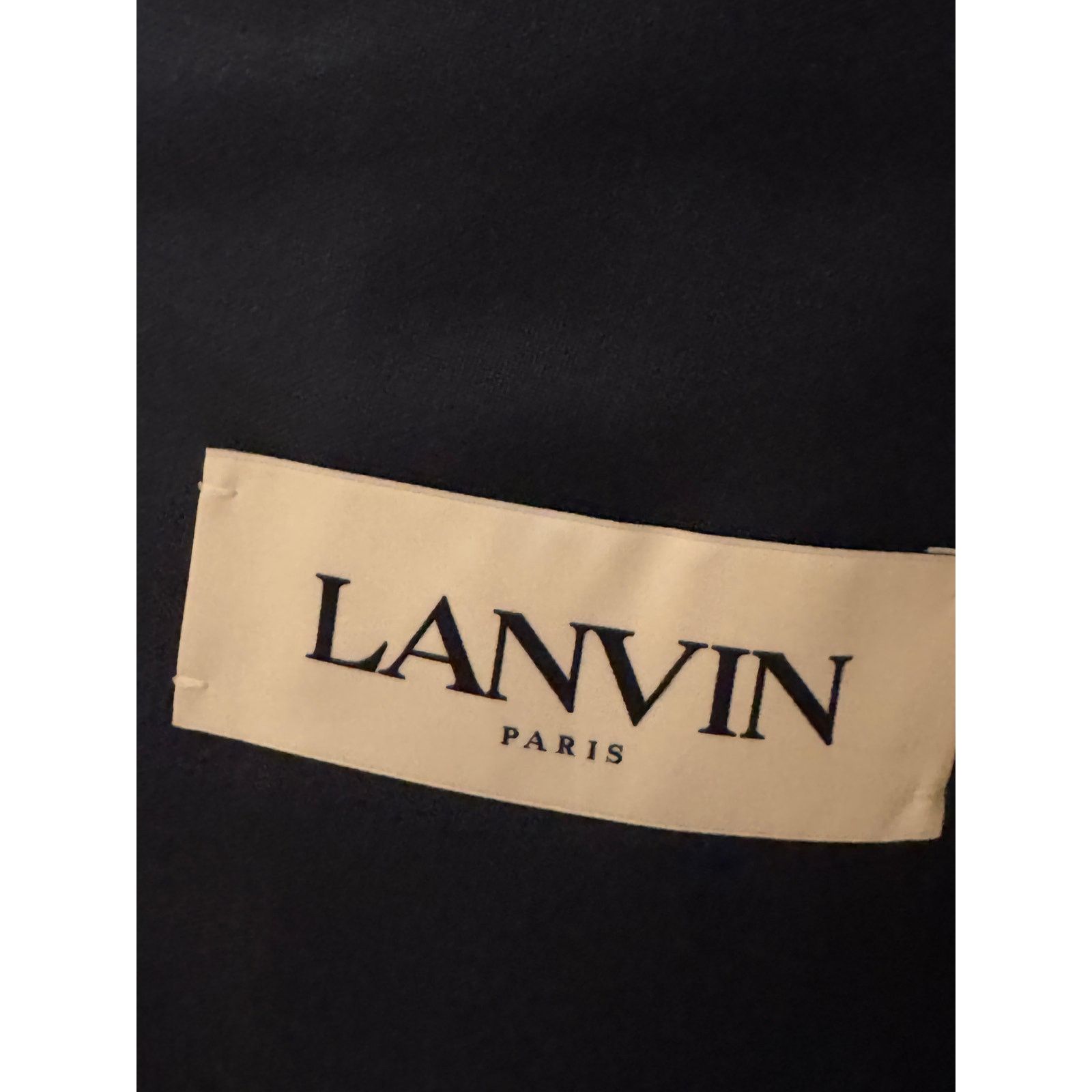 Lanvin Lanvin NWT Wool Navy Double-Breasted Blazer Size 46R - 3 Thumbnail