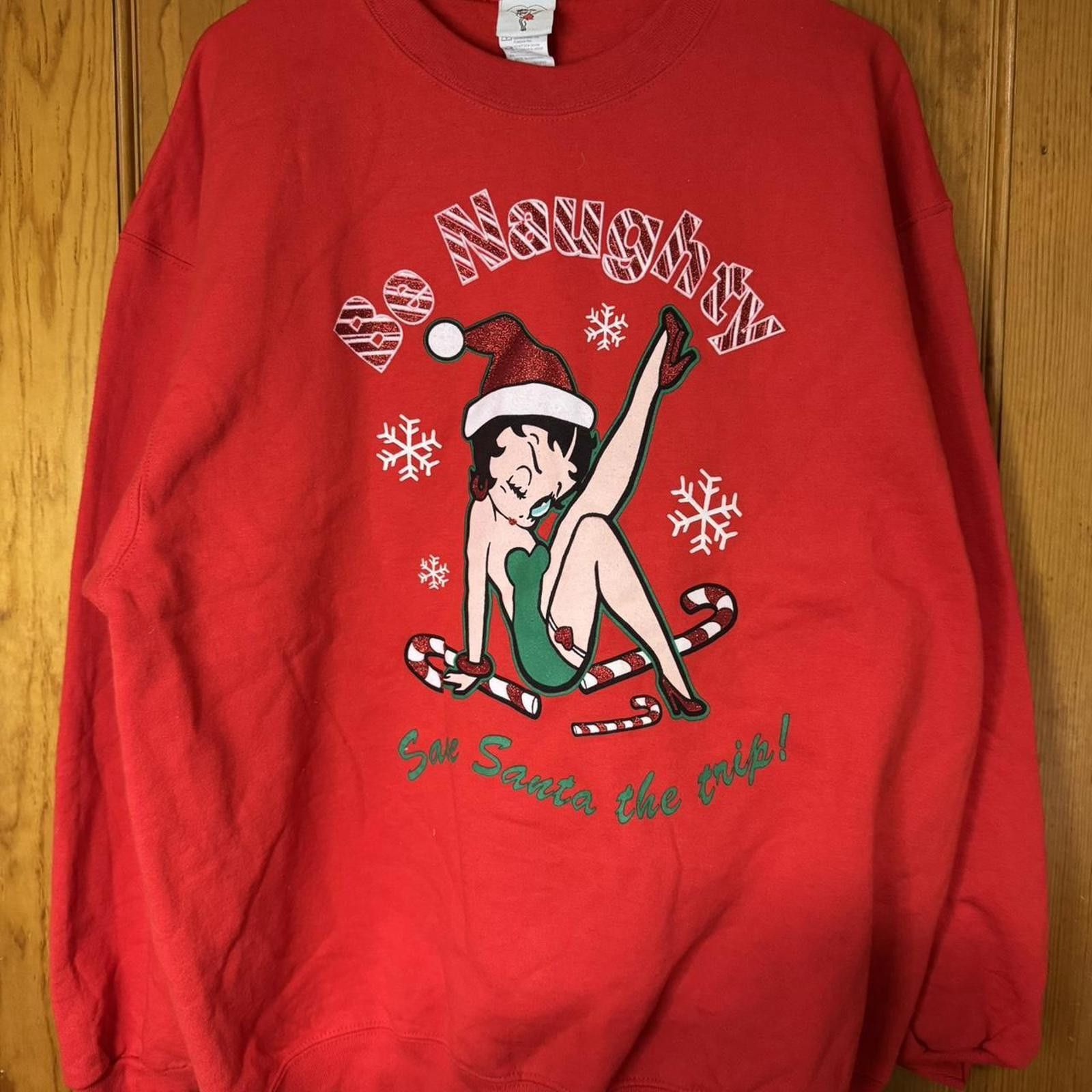 Other Christmas sweater with Betty Boop design Size US XL / EU 56 / 4 - 1 Thumbnail