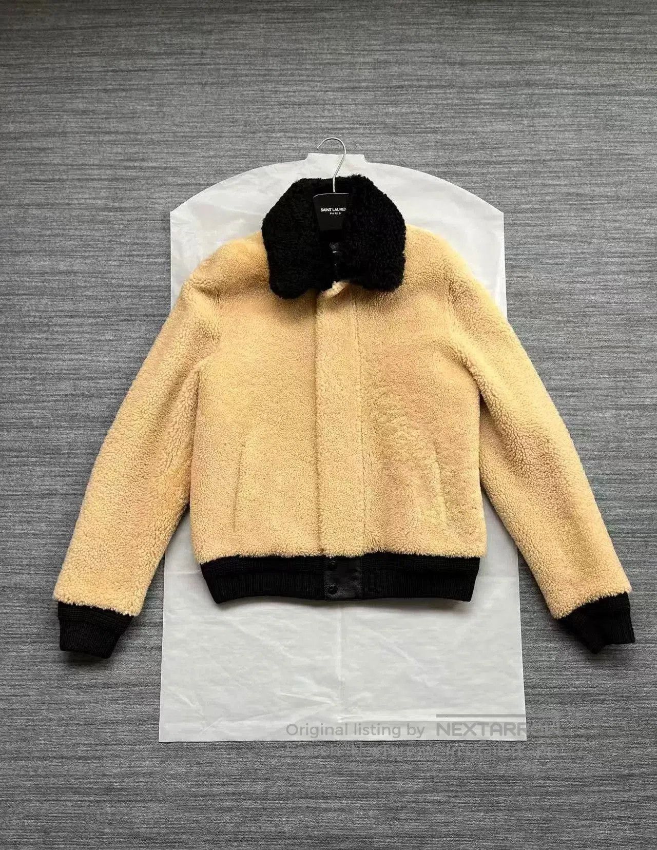 Saint Laurent Paris Saint Laurent Shearling Jacket with Removable Collar. Size US M / EU 48-50 / 2 - 1 Thumbnail
