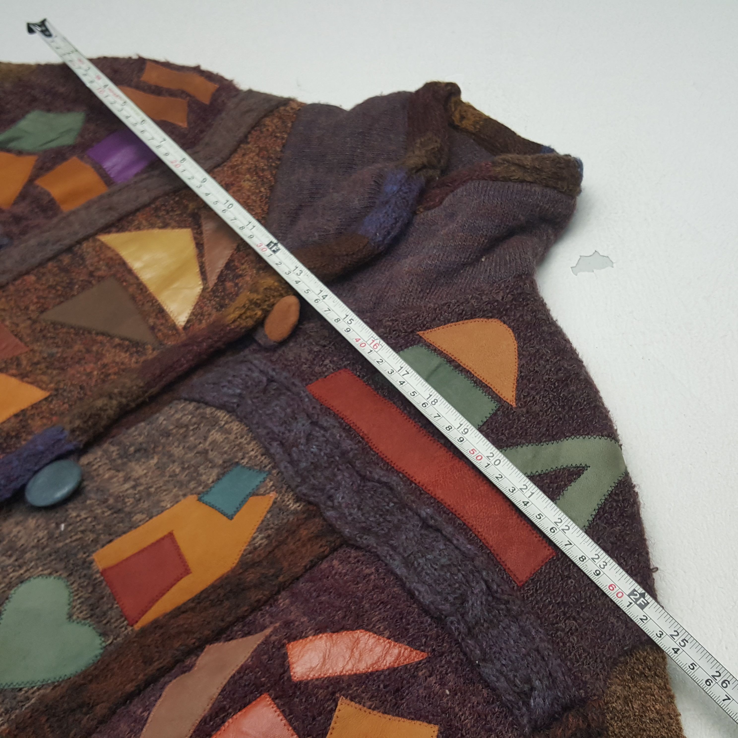 Vintage Vintage Adriano Viarengo Wool Winter Jacket Size XL / US 12-14 / IT 48-50 - 6 Thumbnail