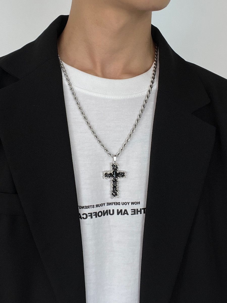 Other Cross Hip-hop STEAL! Y2K Chains Necklace Chain Size ONE SIZE - 6 Thumbnail