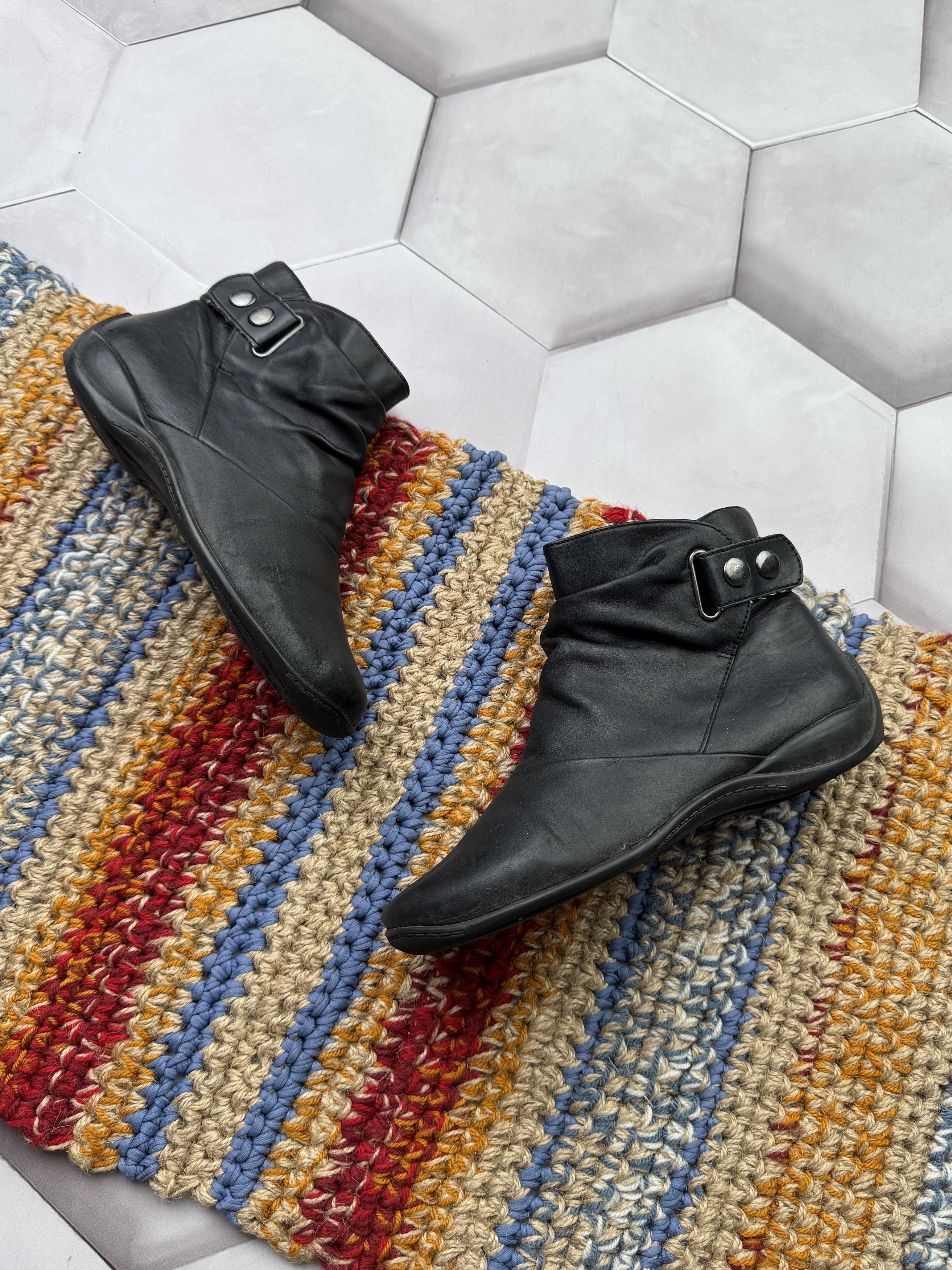 Hysteric Glamour Vintage Leather Boots With Straps Size US 7 / IT 37 - 1 Thumbnail