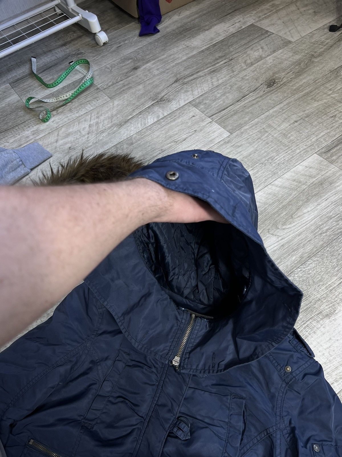 Abercrombie & Fitch Hysteric Glamour If Six Was Nine Faux Fur Jacket LGB Typ Y2k Size S / US 4 / IT 40 - 18 Thumbnail
