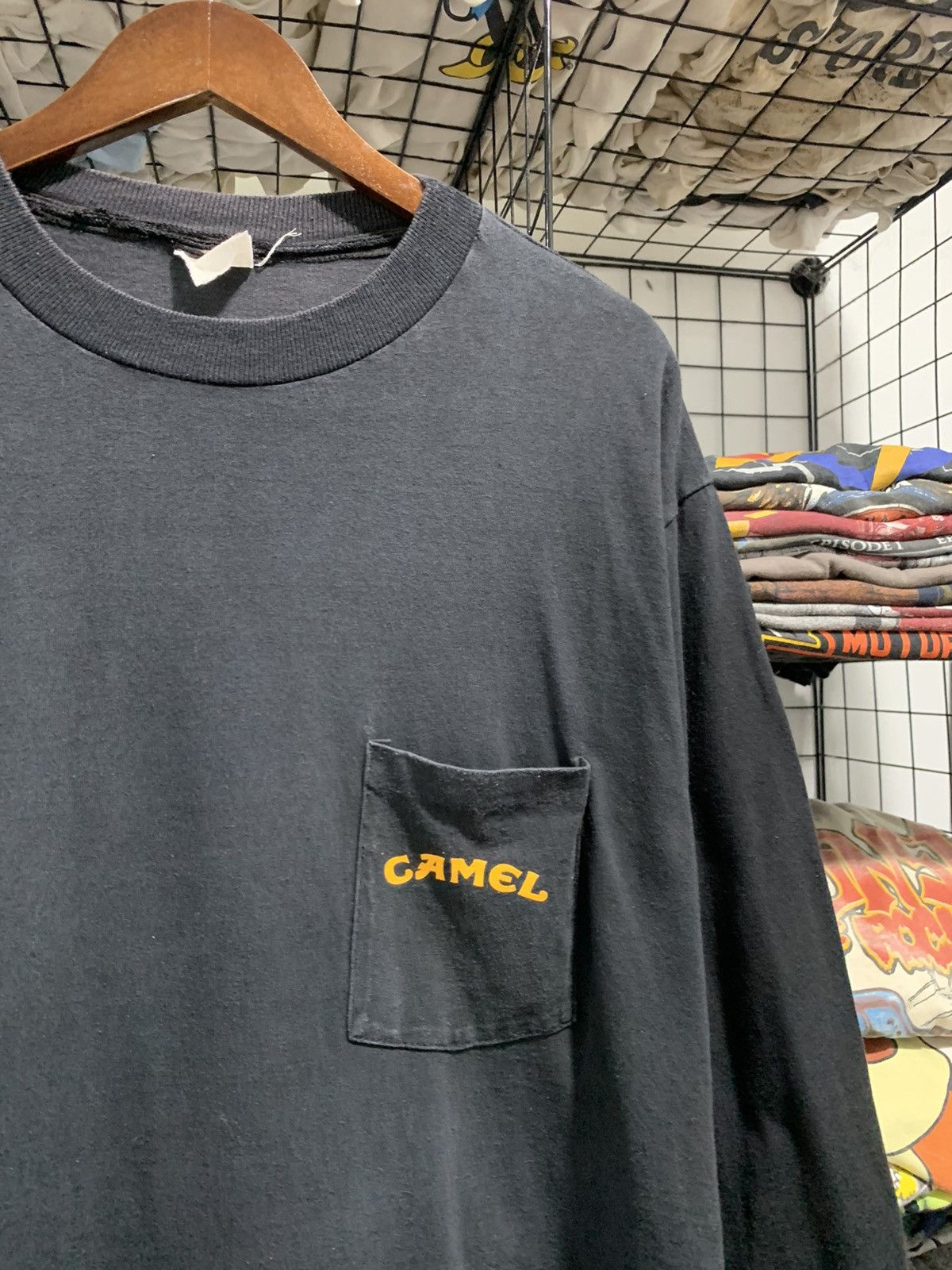 Camel × Vintage Vintage Camel Pocket Longsleeve Tshirt Size US XL / EU 56 / 4 - 4 Thumbnail