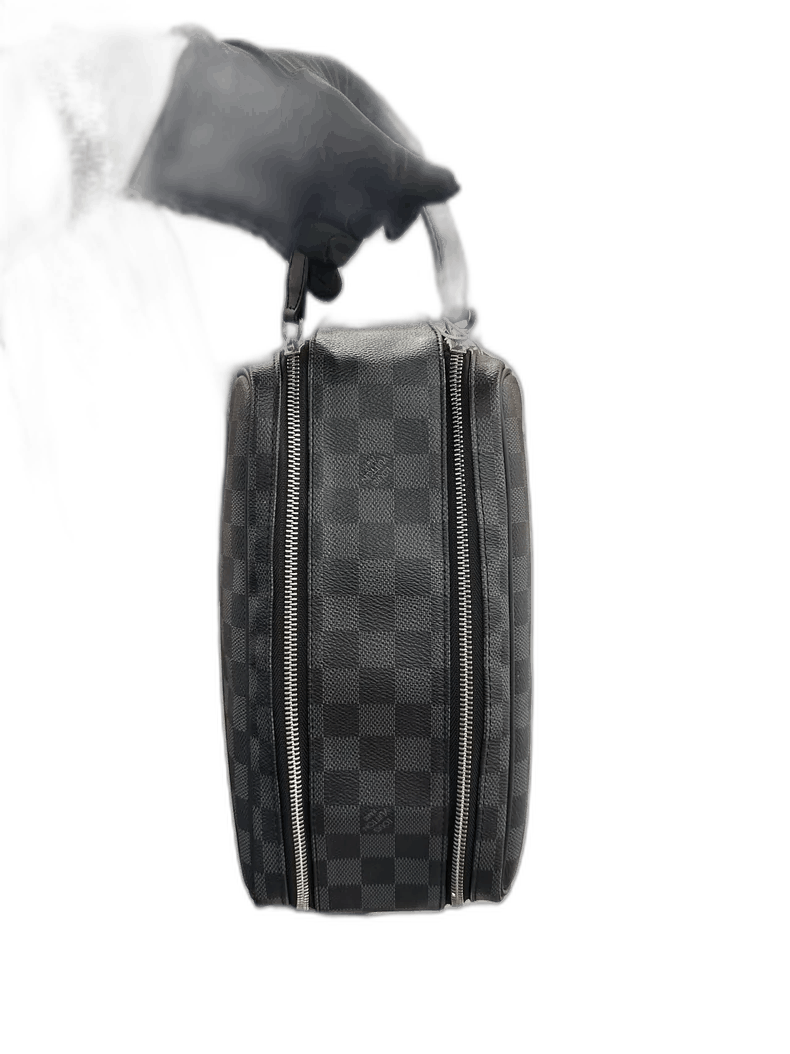 Louis Vuitton Louis Vuitton Black-Blue Checkered DOPP Bag Size ONE SIZE - 1 Thumbnail