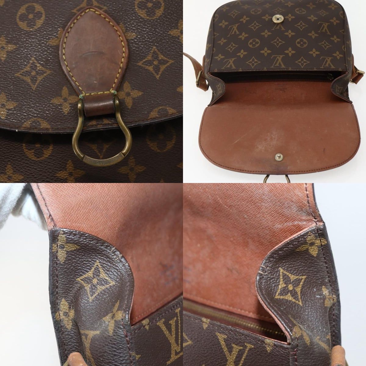 Louis Vuitton LOUIS VUITTON Monogram Saint Cloud GM Shoulder Bag M51242 Size ONE SIZE - 11 Thumbnail