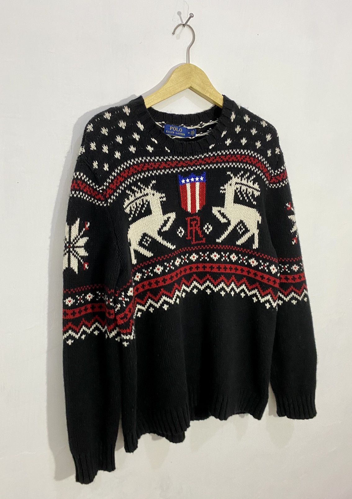 Polo Ralph Lauren × Ralph Lauren × Vintage 💥Aztec💥Ralph Lauren Classic Knitwear Size US L / EU 52-54 / 3 - 4 Thumbnail