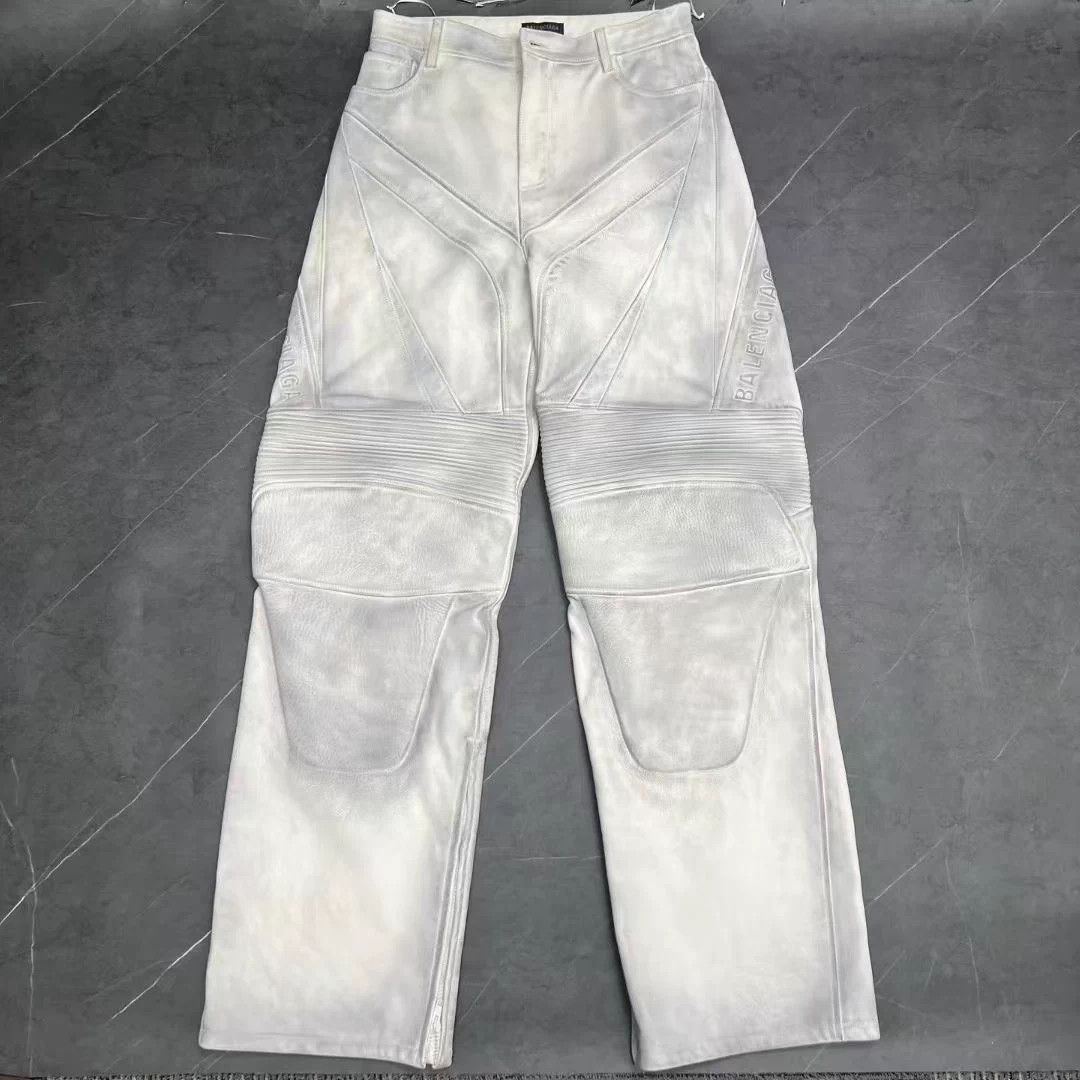 Balenciaga SS23 Motorcycle Leather Pants