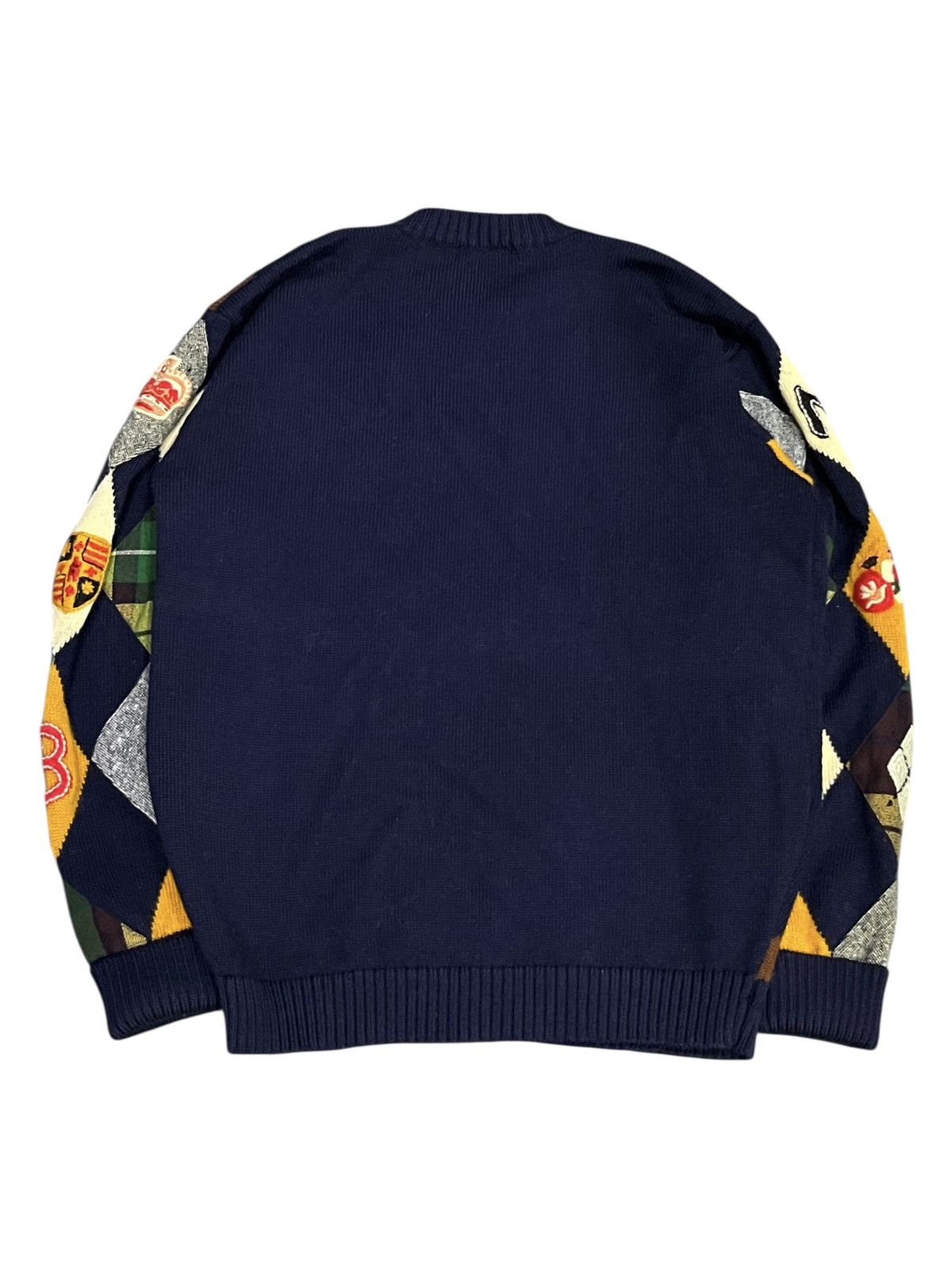 Nicole Club Vtg NICOLE CLUB Multicolor Embroidery Patchwork Wool Sweater Size US M / EU 48-50 / 2 - 2 Thumbnail