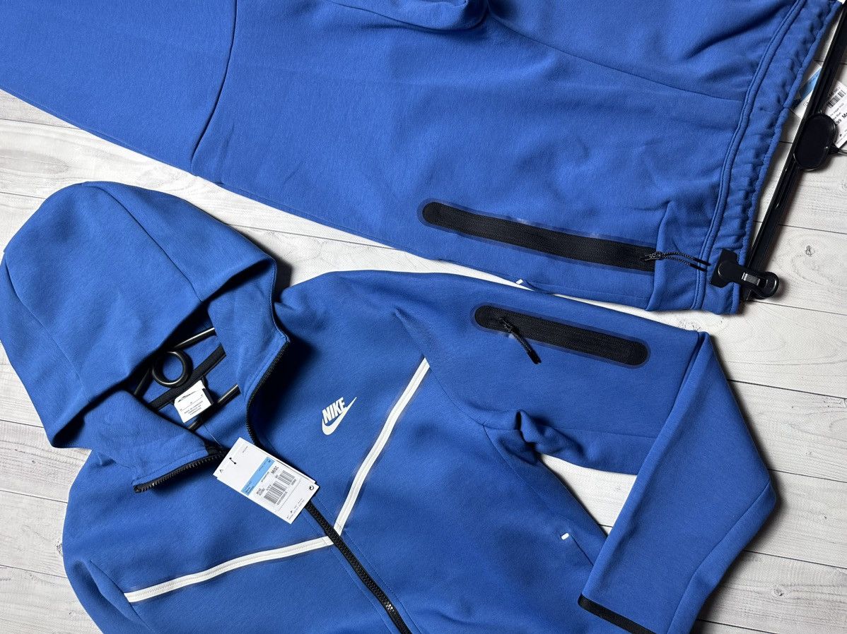 Nike Nike Tech fleece drill track suit size M blue rare Size US M / EU 48-50 / 2 - 7 Thumbnail