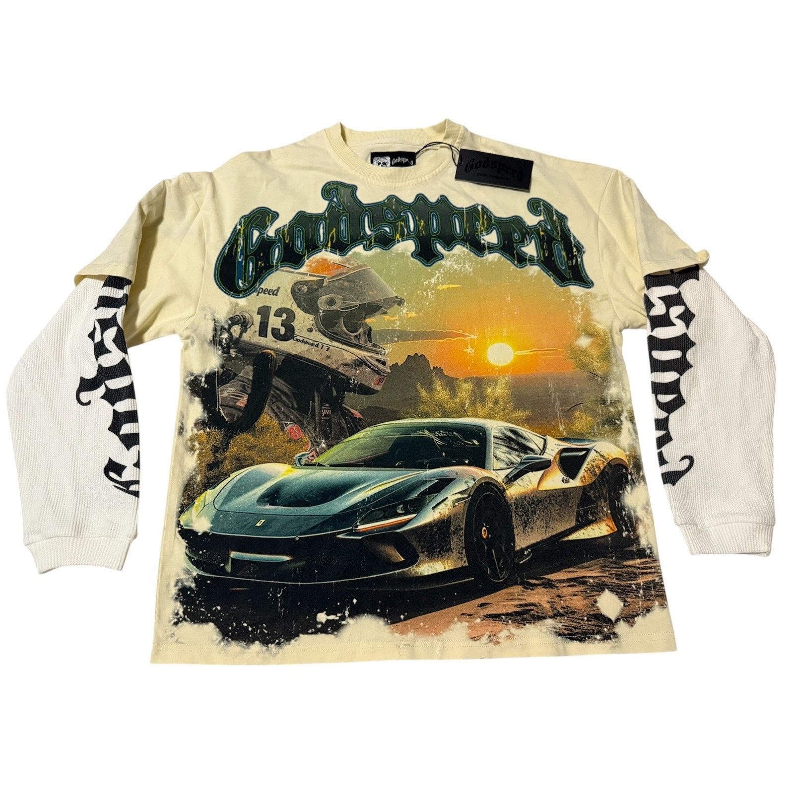 Godspeed Godspeed Sunset Drift Layered Long Sleeve Thermal XS Bone Size US XS / EU 42 / 0 - 1 Thumbnail