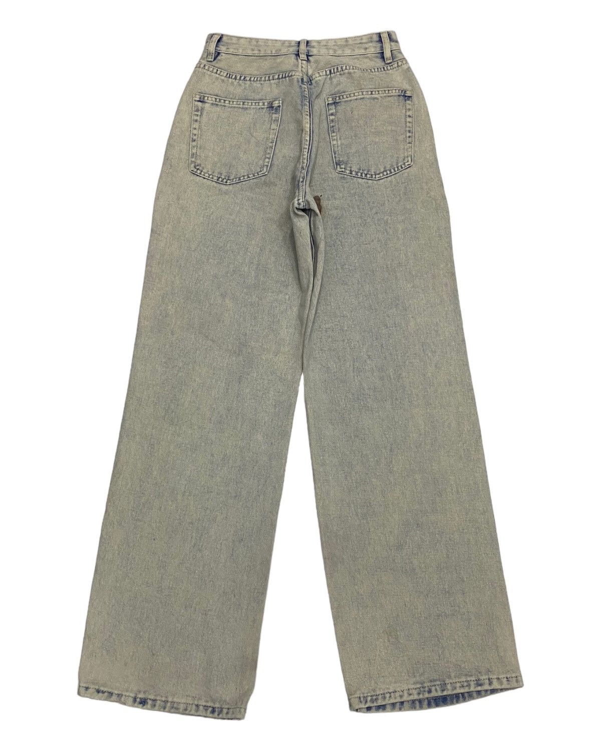 Hysteric Glamour × If Six Was Nine BAGGY🔥SPRAY PREMIUM BLUE WASH DISTRESSED BAGGY DENIM JEANS Size US 27 - 2 Thumbnail