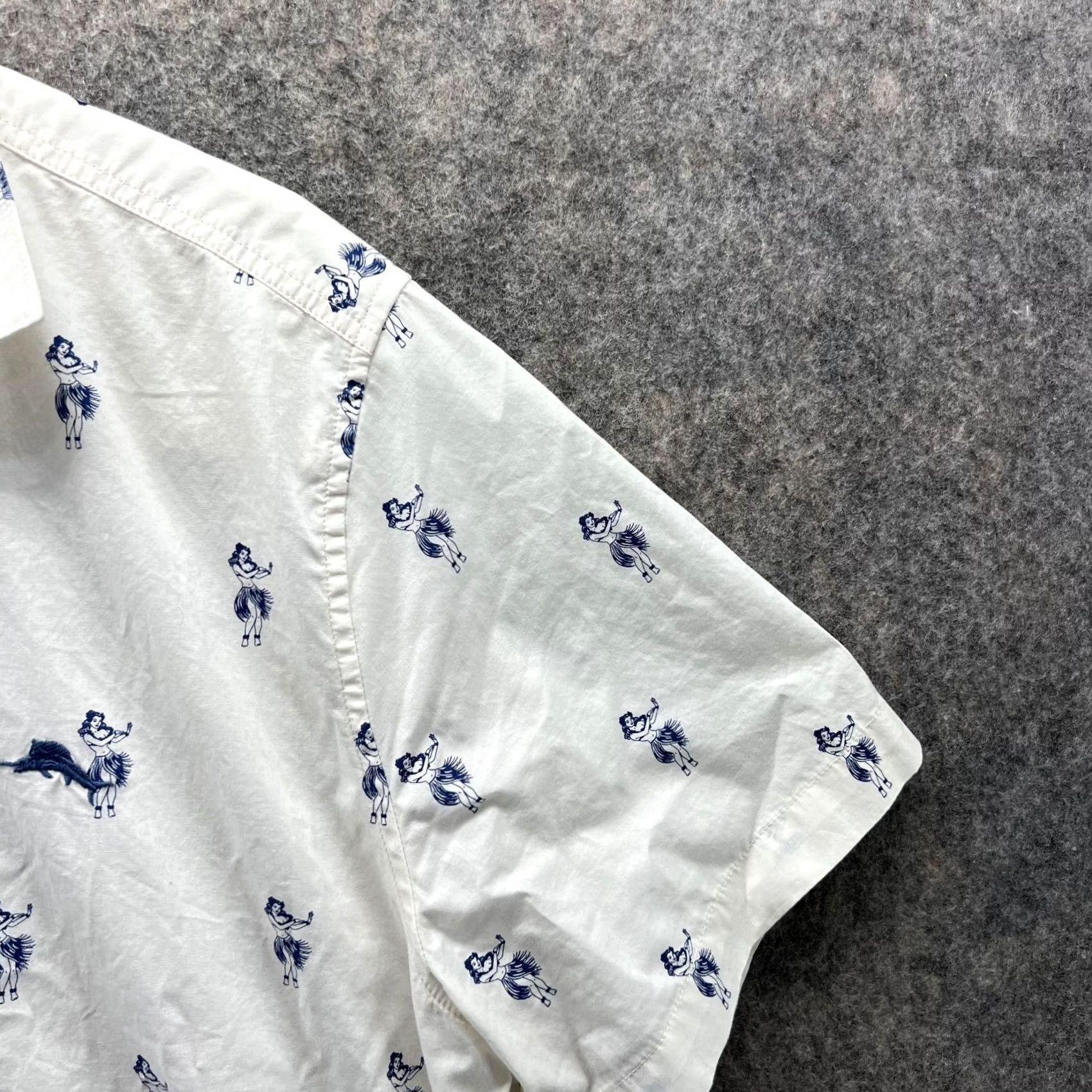 Tommy Bahama Tommy Bahama Shirt Men Large White Casual Button-Down All over Hawaiian Aloha Shirt Size US L / EU 52-54 / 3 - 4 Thumbnail