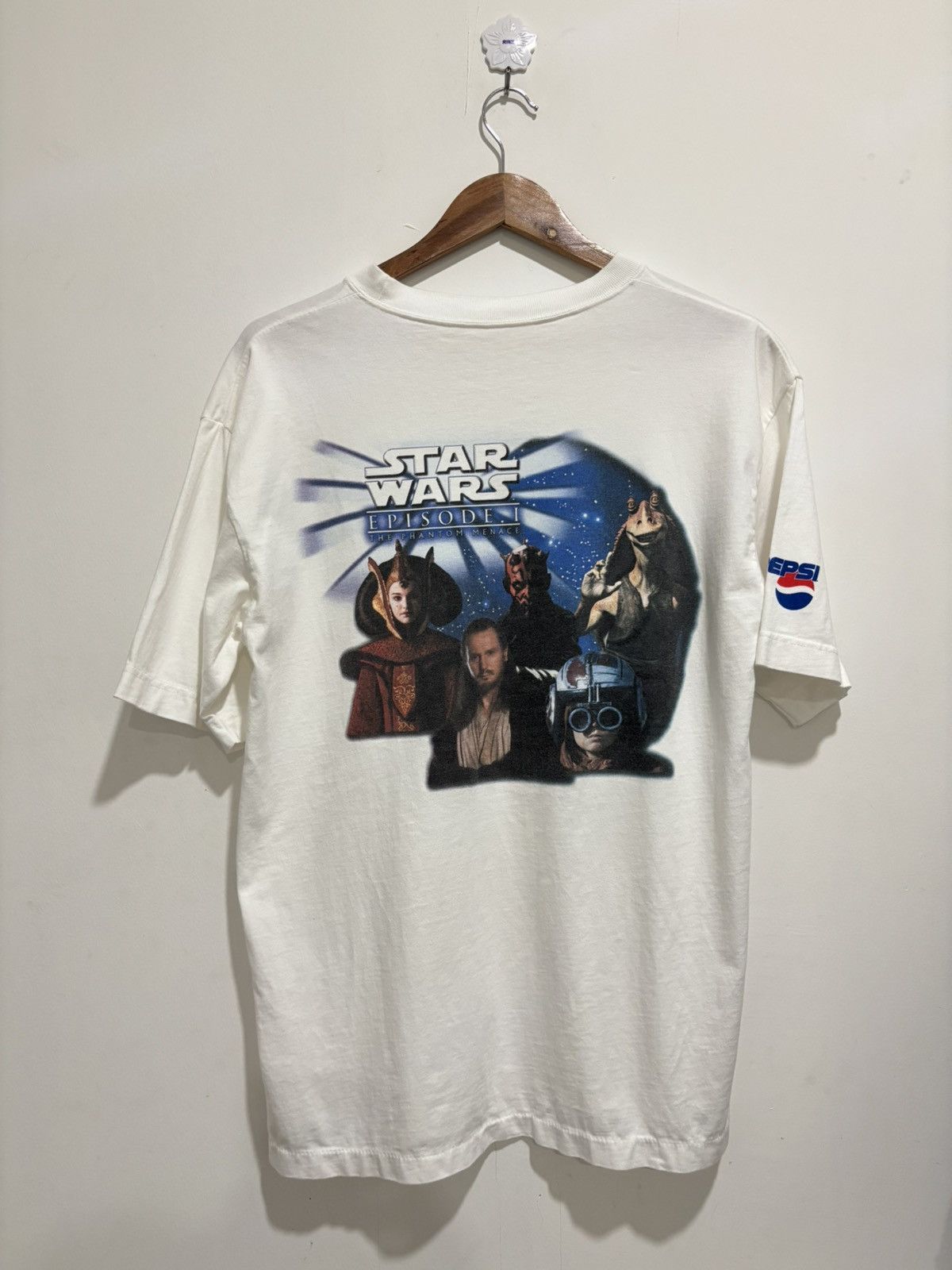 Star Wars Vintage Star Wars: Episode 1 The Phantom Menace Promo Tee Size US XL / EU 56 / 4 - 1 Thumbnail