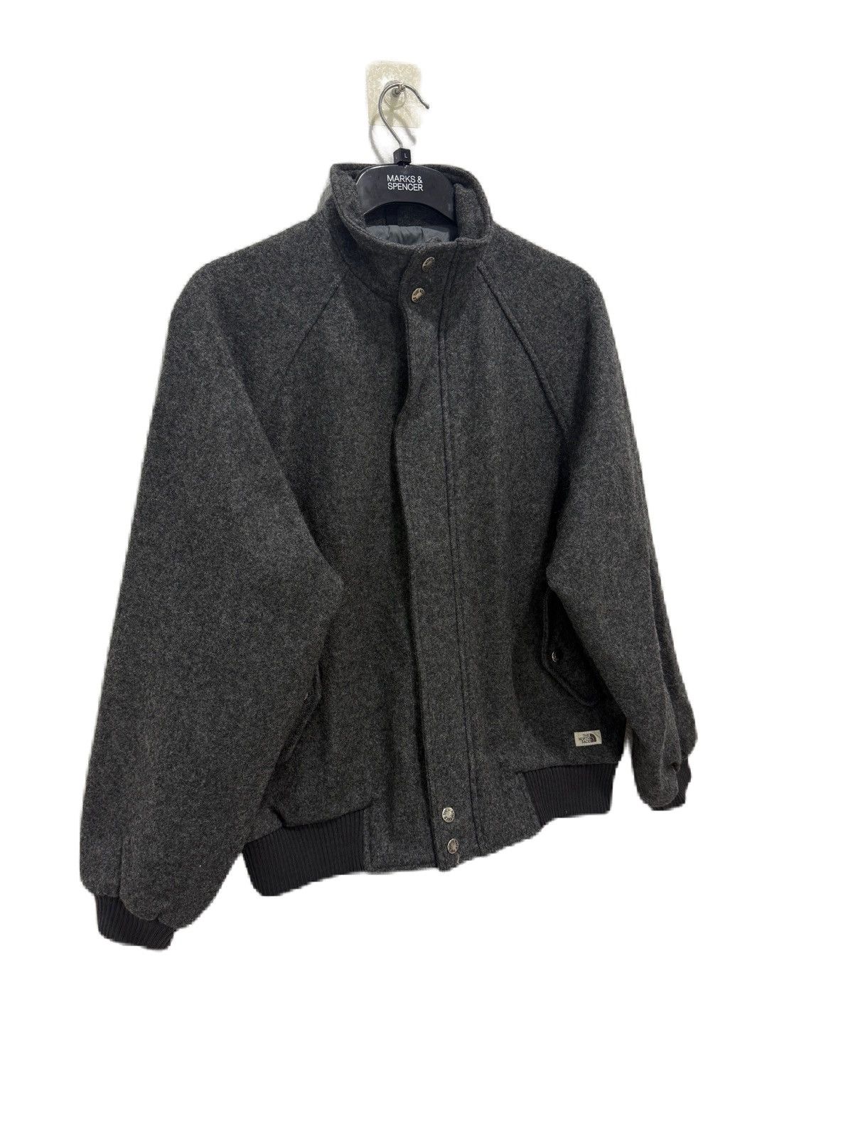The North Face VINTAGE THE NORTHFACE BOMBER JACKET WOOL JAPAN MADE Size US L / EU 52-54 / 3 - 2 Thumbnail