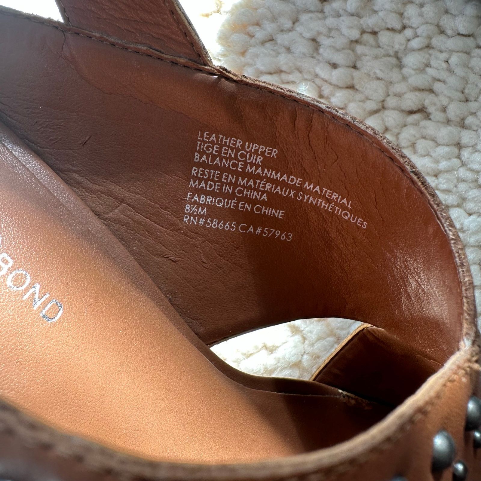 Treasure & Bond Treasure & Bond Heel Studded Sandal Chestnut Brown Size 8.5 Size US 8.5 / IT 38.5 - 7 Thumbnail