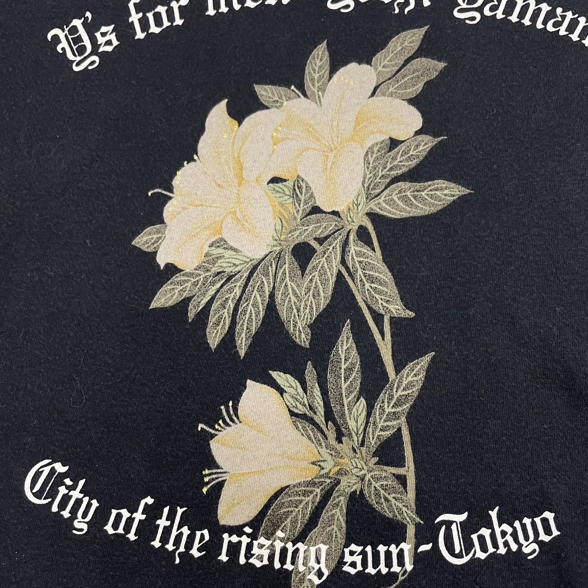Yohji Yamamoto 2001 Yohji Yamamoto Y’s For Men Flower Tokyo T-shirt Vintage Size US M / EU 48-50 / 2 - 3 Thumbnail
