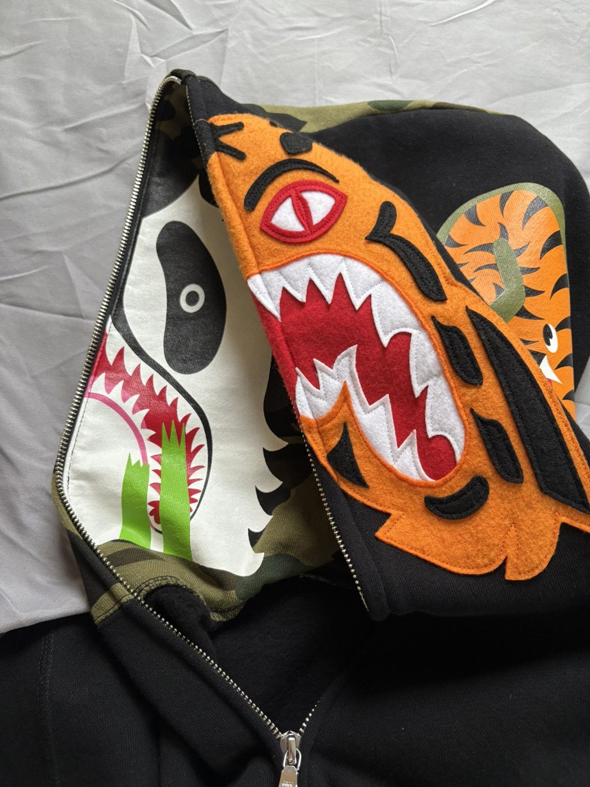 Bape BAPE Crazy Face Full Zip Hoodie Size US S / EU 44-46 / 1 - 3 Thumbnail