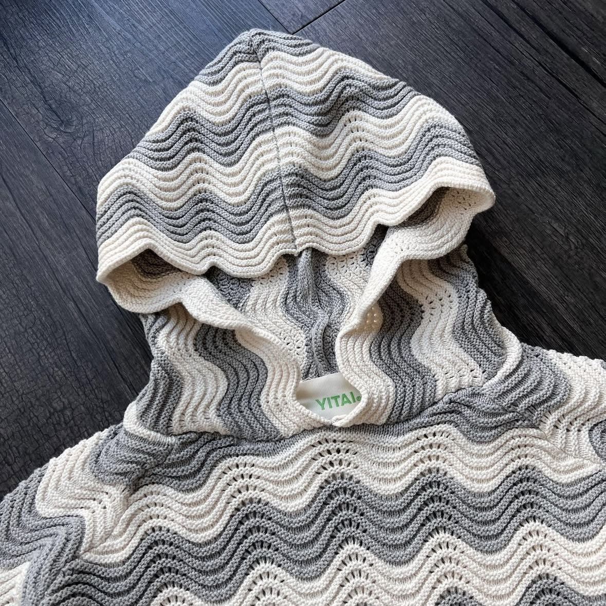 YITAI YITAI KNIT SHALE STITCH HOODIE Size US L / EU 52-54 / 3 - 2 Thumbnail