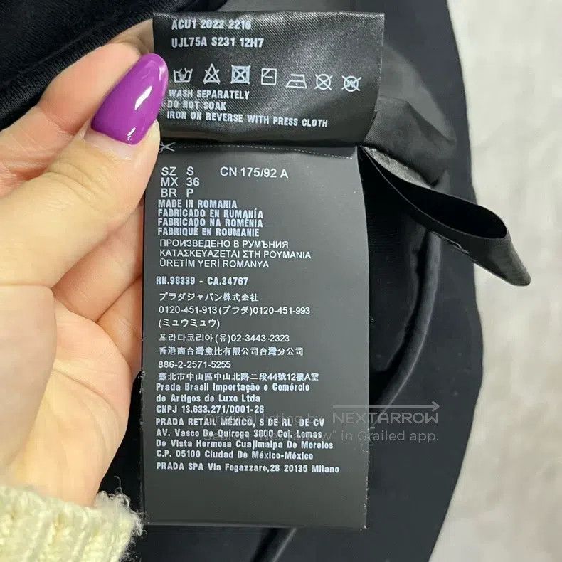 Prada Prada Black labelly zippered hooded jacket Size US S / EU 44-46 / 1 - 4 Thumbnail
