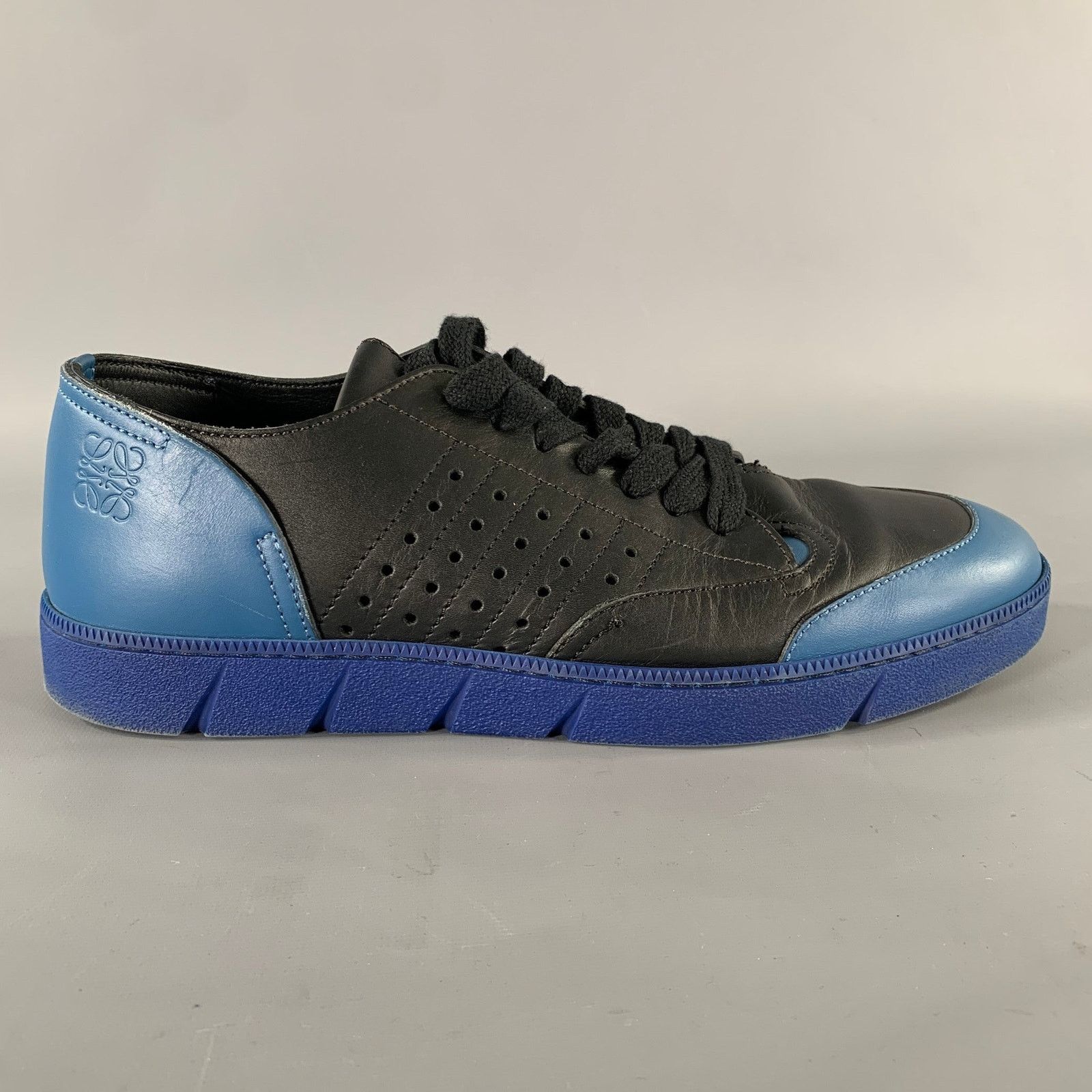 Loewe LOEWE Size 9 Blue Black Color Block Leather Athletic Sneaker Size US 9 / EU 42 - 2 Thumbnail