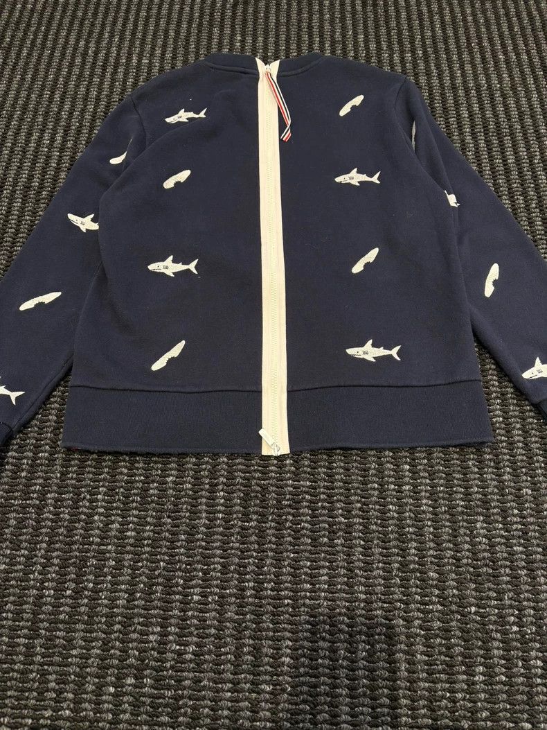 Thom Browne Thom Browne Shark zipper hoodie Size US XL / EU 56 / 4 - 2 Thumbnail