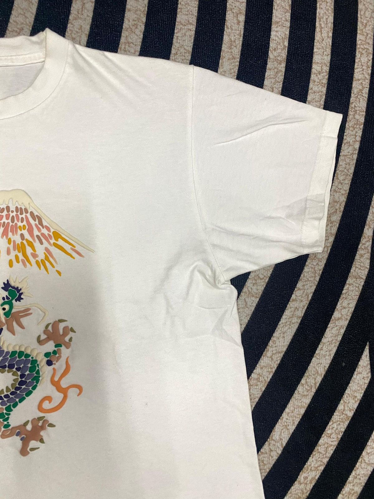 Japanese Brand 2000s SUKAJAN DRAGON BOLD PRINT SHIRT RARE DESIGN Size US L / EU 52-54 / 3 - 5 Thumbnail